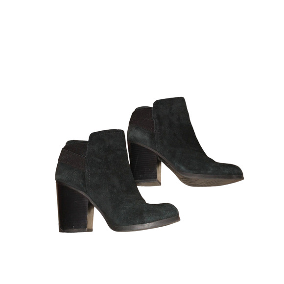 Reaction Kenneth Cole Women’s Black Suede Booties Size US 6M Normcore Fall Ready - Picture 9 of 13